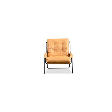 Breuer Lounge Chair Charcoal Iron Powder Coated Legs In Antique Rum