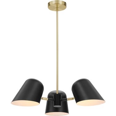 Briana 3-Light Pendant Light In Black