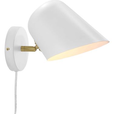 Briana Swivel Wall Sconce In White