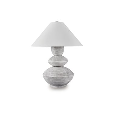 Brickdon Table Lamp In Distressed White
