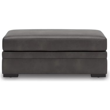 Brickett Oversized Accent Ottoman In Shadow