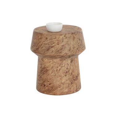 Brie End Table In Burl