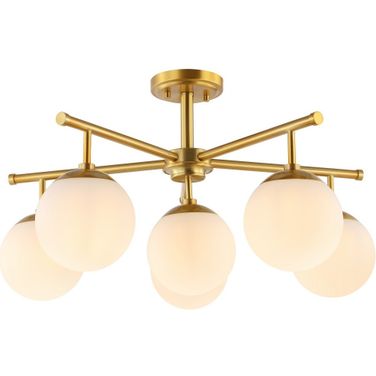 Briette Flush Mount in Gold
