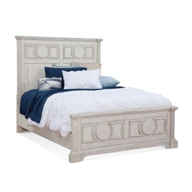 Brighten King Panel Bed In Antique White