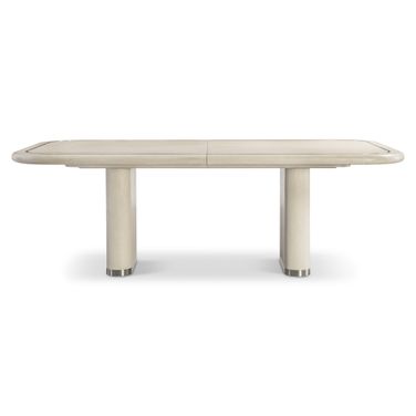 Brigitte Dining Table In Beige and Tan