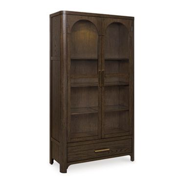 Brillynd Display Cabinet In Burnished Brown