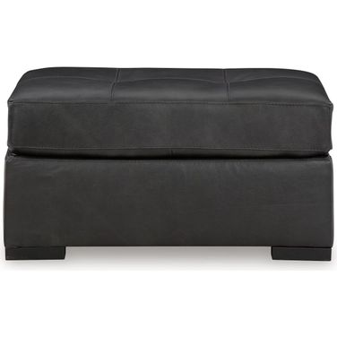 Brindley Pier Oversized Accent Ottoman In Fog