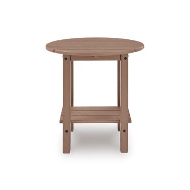 Brinnalli Outdoor End Table In Driftwood
