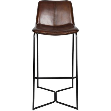 Brisbane Bar Chair In Hand Washed Chestnut - Set of 2