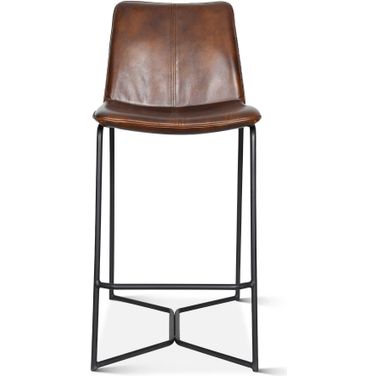Brisbane Counter Chair In Hand Washed Chestnut - Set of 2
