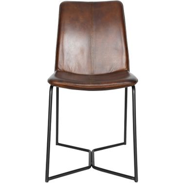 Brisbane Dining Chair In Hand Washed Chestnut - Set of 2