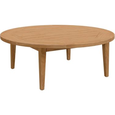 Brisbane Teak Wood Outdoor Patio Coffee Table In Natural