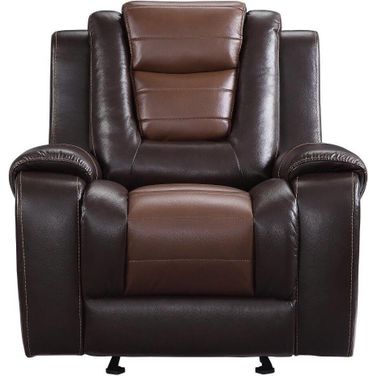 Briscoe Light And Dark Brown Glider Reclining Chair