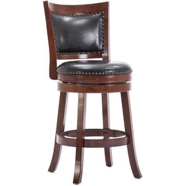 Bristol 24 Inch Swivel Counter Stool In Cherry