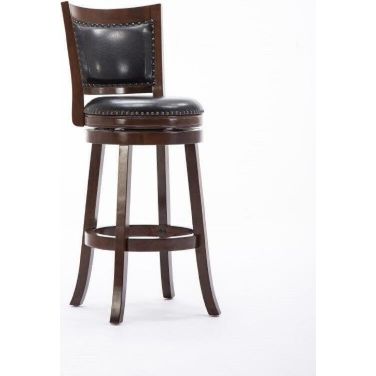 Bristol 29 Inch Swivel Bar Stool In Cappuccino