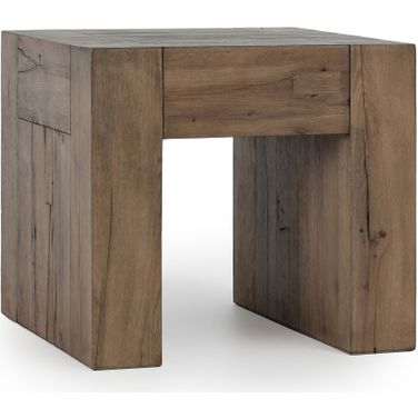 Bristol End Table In Natural Oak