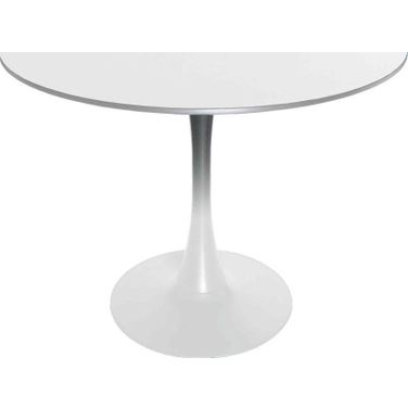 Bristol Round Dining Table In White