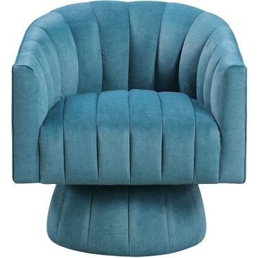 Bristol Swivel Chair In Blue