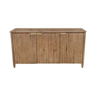 Britanica Sideboard In Brown and Brass