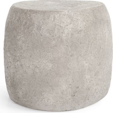 Britney Outdoor End Table In Light Gray