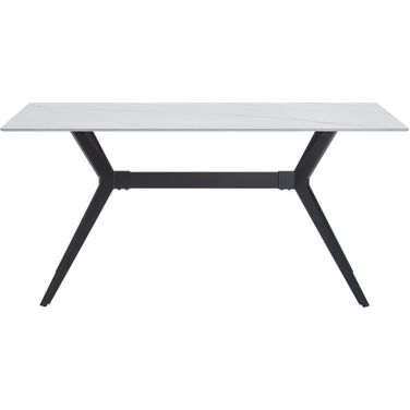 Brixley Dining Table In Black and Gray