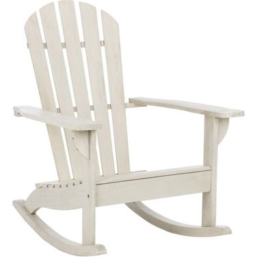 Brizio Adirondack Rocking Chair in White