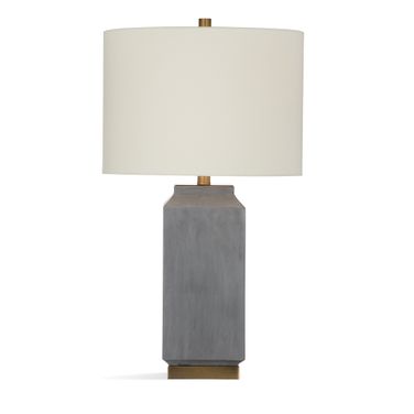 Broad Peak Table Lamp In Gray