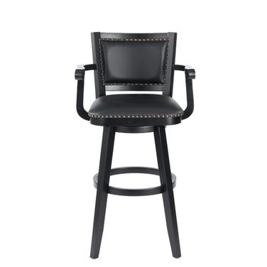 Broadmoor Extra Tall Swivel Stool In Black