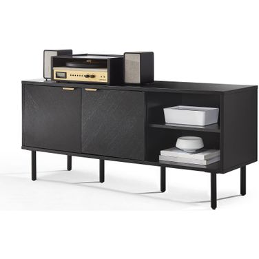 Brody Record Storage Sideboard In Black