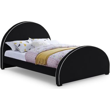 Brody Velvet Full Bed In Black