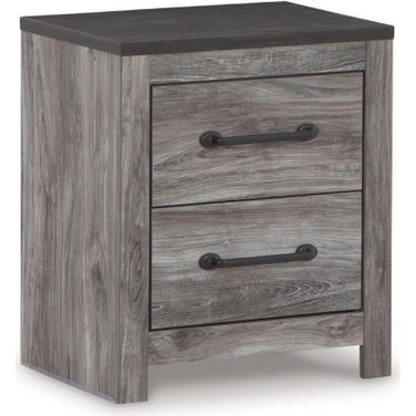 Bronyan Dark Gray Nightstand