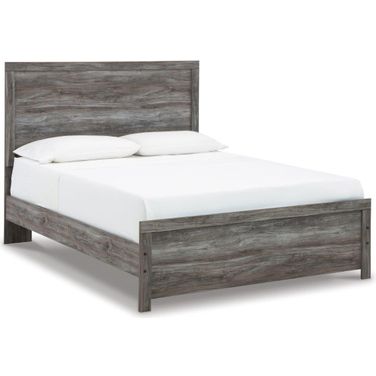 Bronyan Dark Gray Queen Panel Bed
