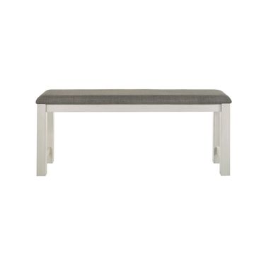 Brook Bay Uph Counter Bench In Textured White and Carbon Gray