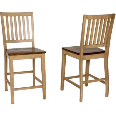 Brook Slat Back Barstool Set of 2