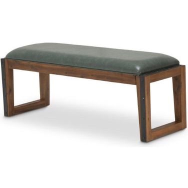 Brooklyn Walk Burnt Umber Dining Bench KI-BRKW900-408N