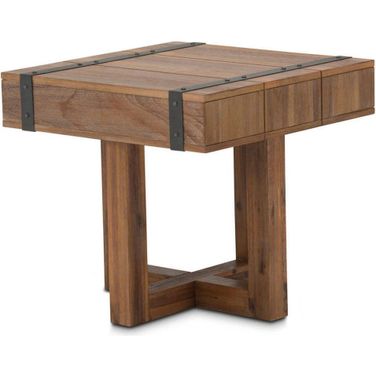 Brooklyn Walk Burnt Umber End Table KI-BRKW202-408N