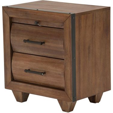 Brooklyn Walk Burnt Umber Nightstand
