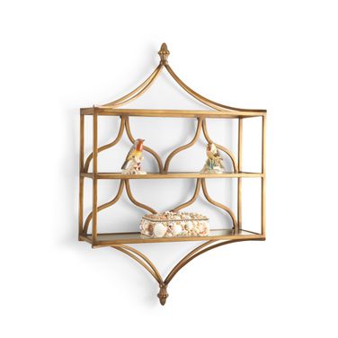 Brooklyn Wall Shelf In Gold
