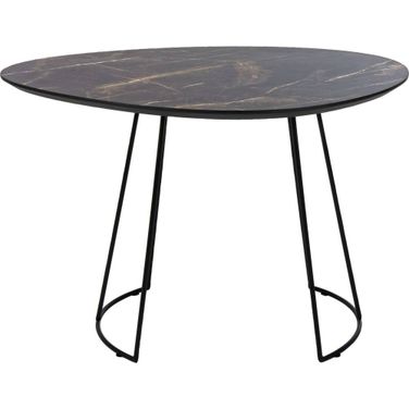 Brooks Gray and Black Side Table