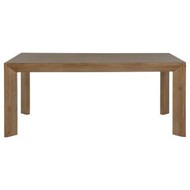 Bruner 72 Inch Rectangular Wood Dining Table In Natural Brown