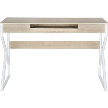 Bryant Natural and White Computer Desk
