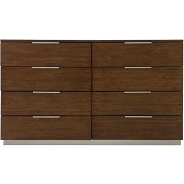 Brylin 8 Drawer Dresser In Dark Walnut