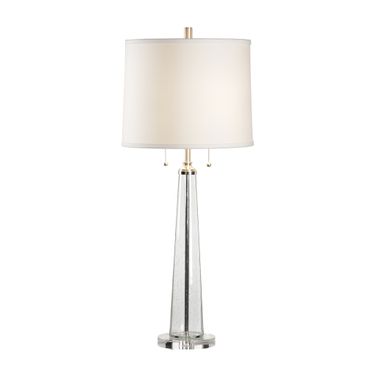 Bubble Glass Column Lamp In Clear
