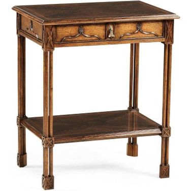 Buckingham Chippendale Gothic Rectangular Side Table