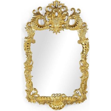 Buckingham Finely Carved And Gilded Rococo Style Mirror