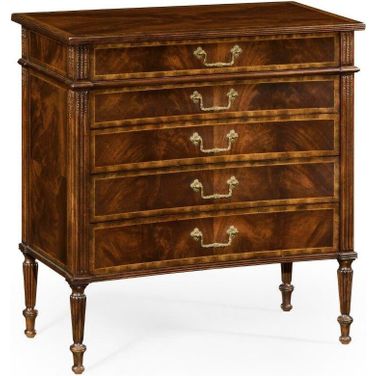 Buckingham Mahogany Chest Of Drawers With Concave Profile