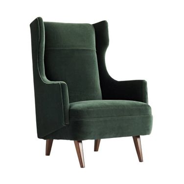 Budelli Wing Chair In Forest