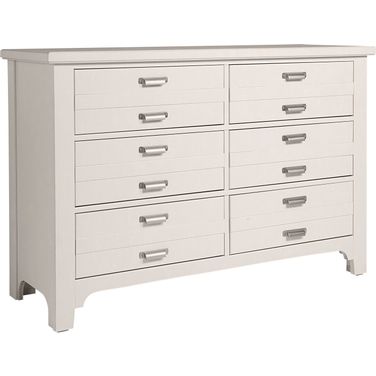 Bungalow Lattice 6 Drawer Double Dresser