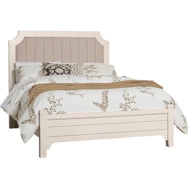 Bungalow Lattice King Upholstered Bed