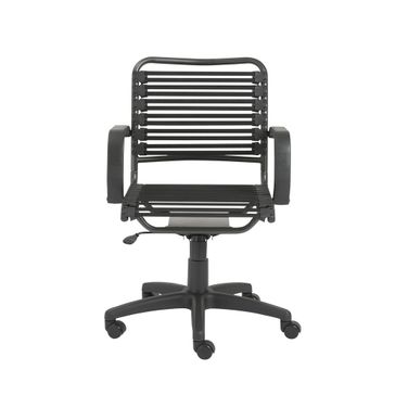 Bungie Flat Mid Back Office Chair In Black